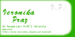 veronika praz business card